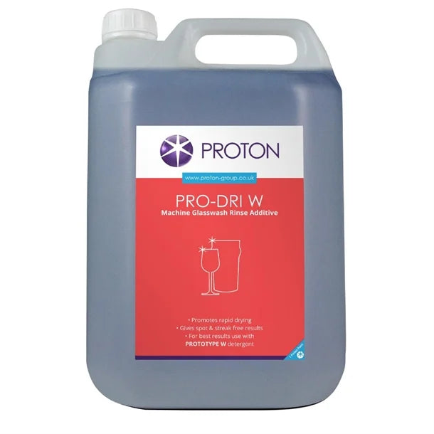 Proton Pro-Dri Glasswash Rinse Aid 5Ltr