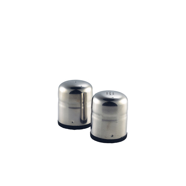 GenWare Mini Stainless Steel Salt And Pepper Set 12 Pack
