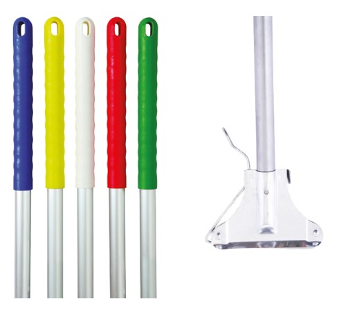 Yellow Kentucky Coloured Mop Handle And Clip