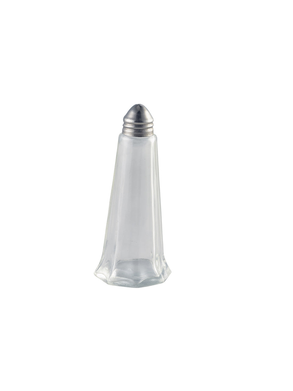 Glass Lighthouse Salt Shaker Silver Top 12 Pack