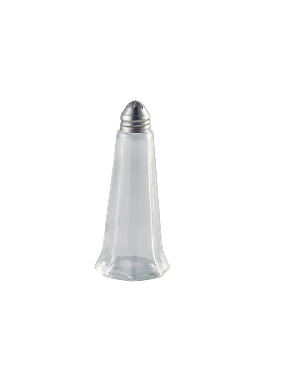 Glass Lighthouse Pepper Shaker Silver Top 12 Pack