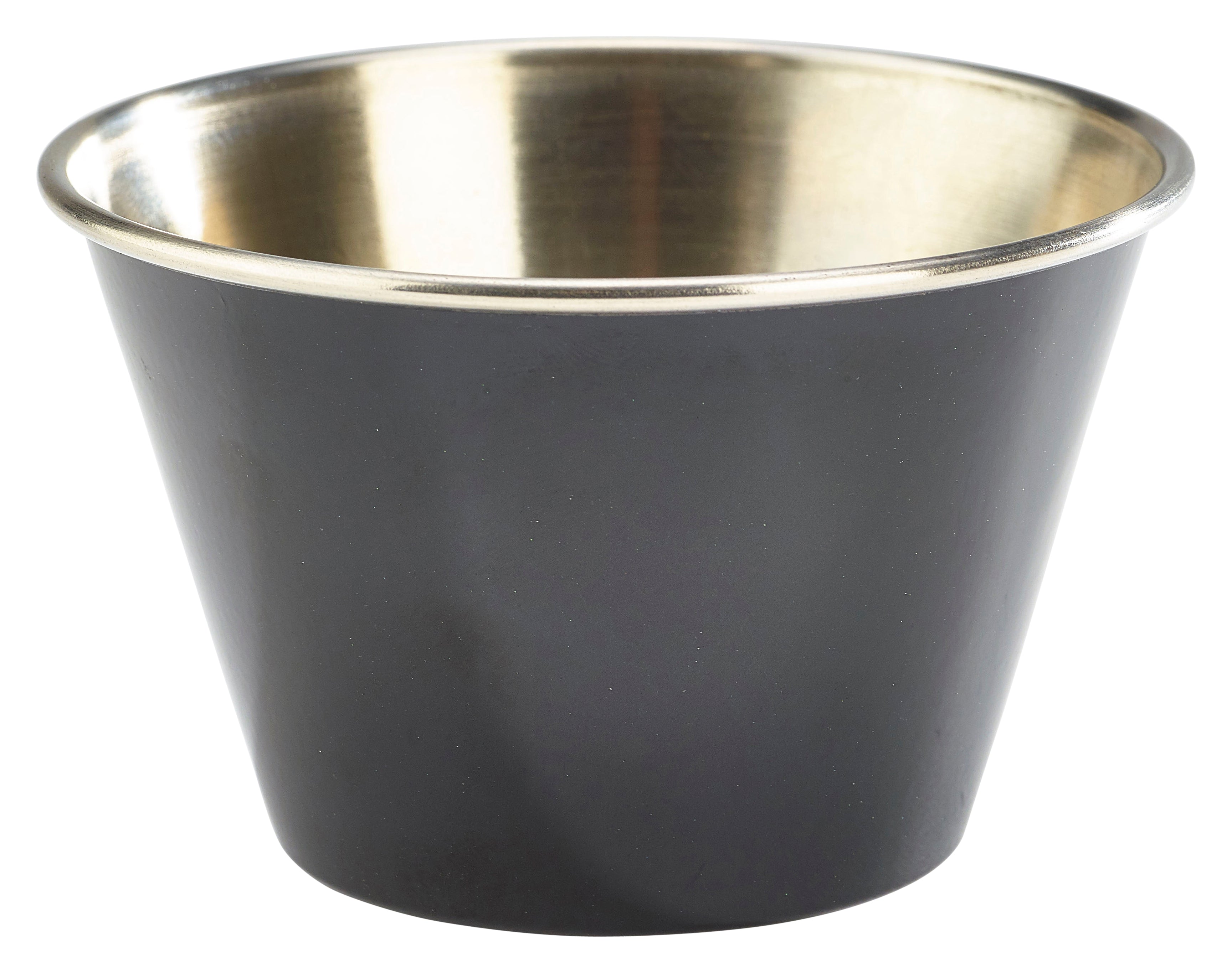 GenWare Black Stainless Steel Ramekin 17cl/6oz 24 Pack
