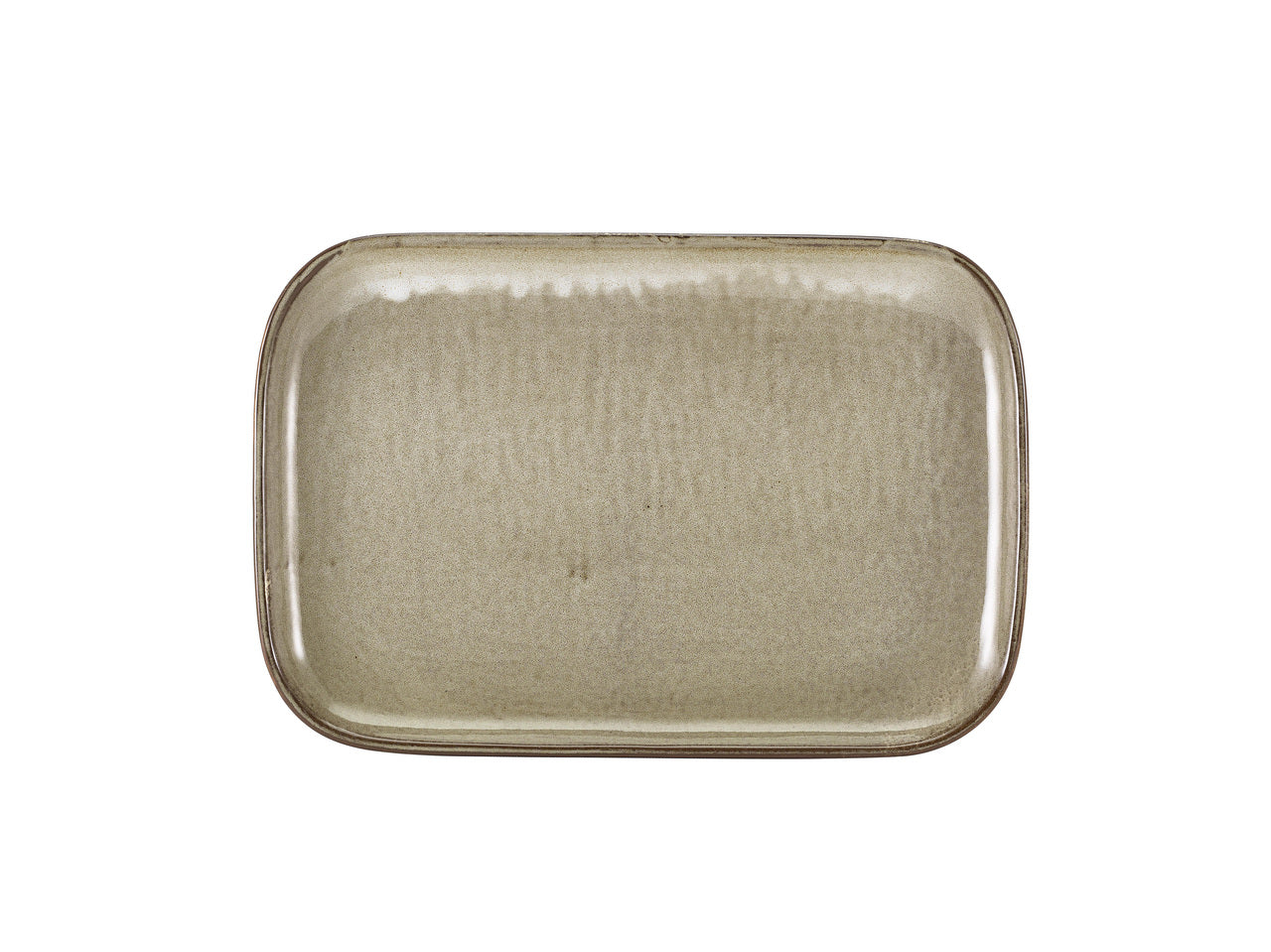 Terra Porcelain Grey Rectangular Plate 34.5 x 23.5cm 6 Pack