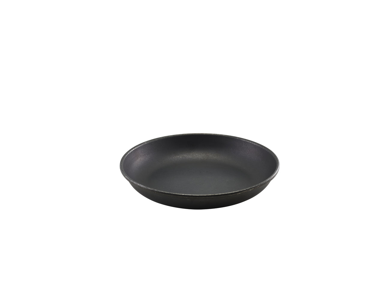 GenWare Black Vintage Steel Coupe Plate 20cm 12 Pack