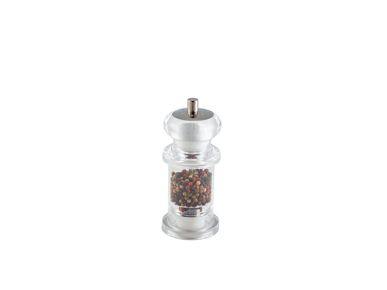 GenWare Clear Combi Pepper Grinder/Salt Shaker 12 Pack
