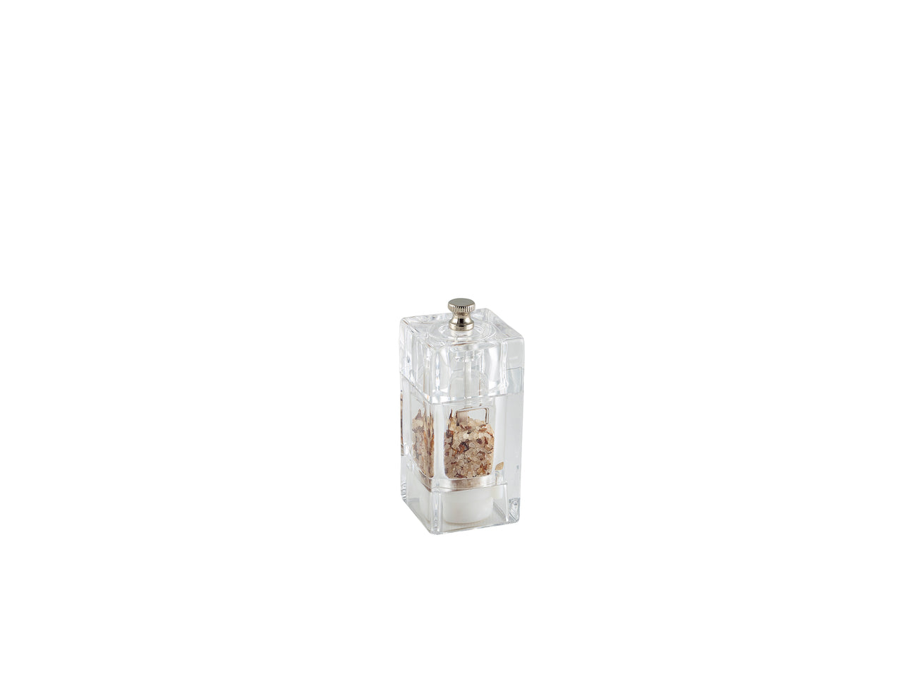 GenWare Clear Square Salt/Pepper Grinder 10cm 12 Pack