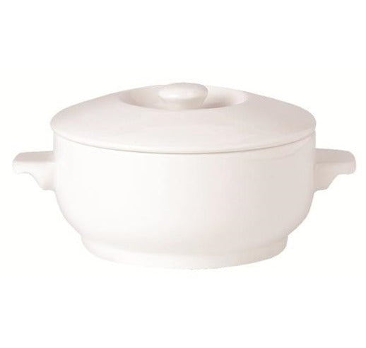 Steelite Simplicity White Soup Bowl Cass Comp 42.5cl 15oz 6 Pack