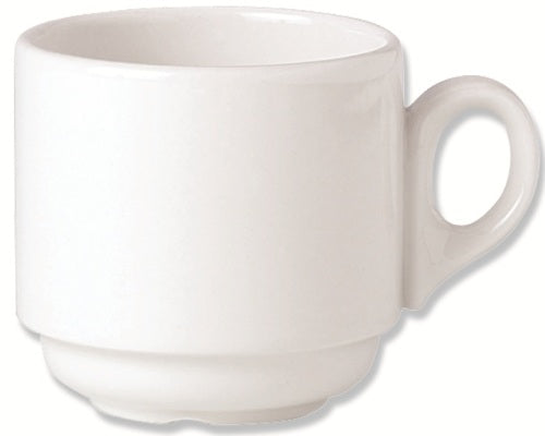 Steelite Simplicity White Cup Stkg Atl 21.25cl 7 1/2oz 36 Pack