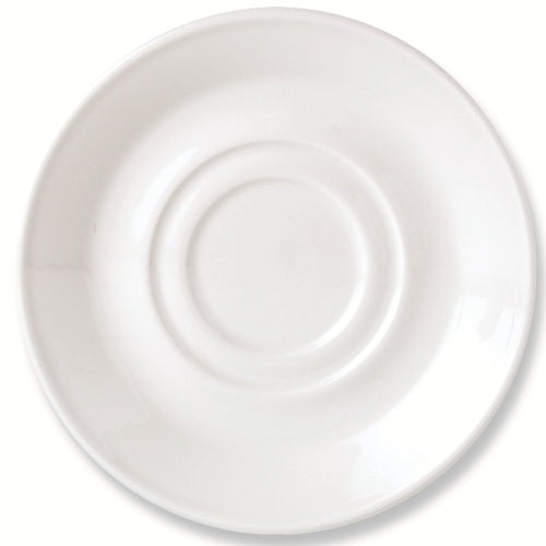 Steelite Simplicity White Saucer D/W L/S 14.5cm 5 3/4" 36 Pack