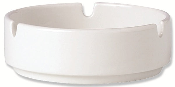 Steelite Simplicity White Ashtray Stkg 3 Notch 10.25cm 4" 12 Pack