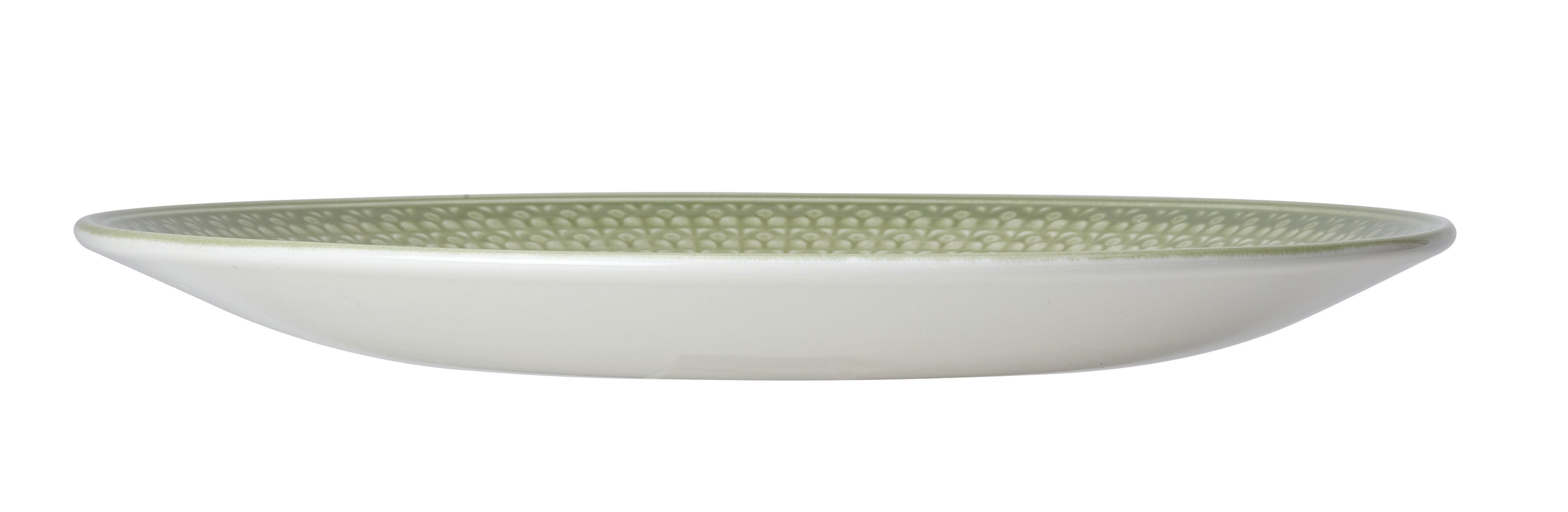 Steelite Bead Sage Plate Coupe 28.5cm (11 1/4) Accent 6 Pack