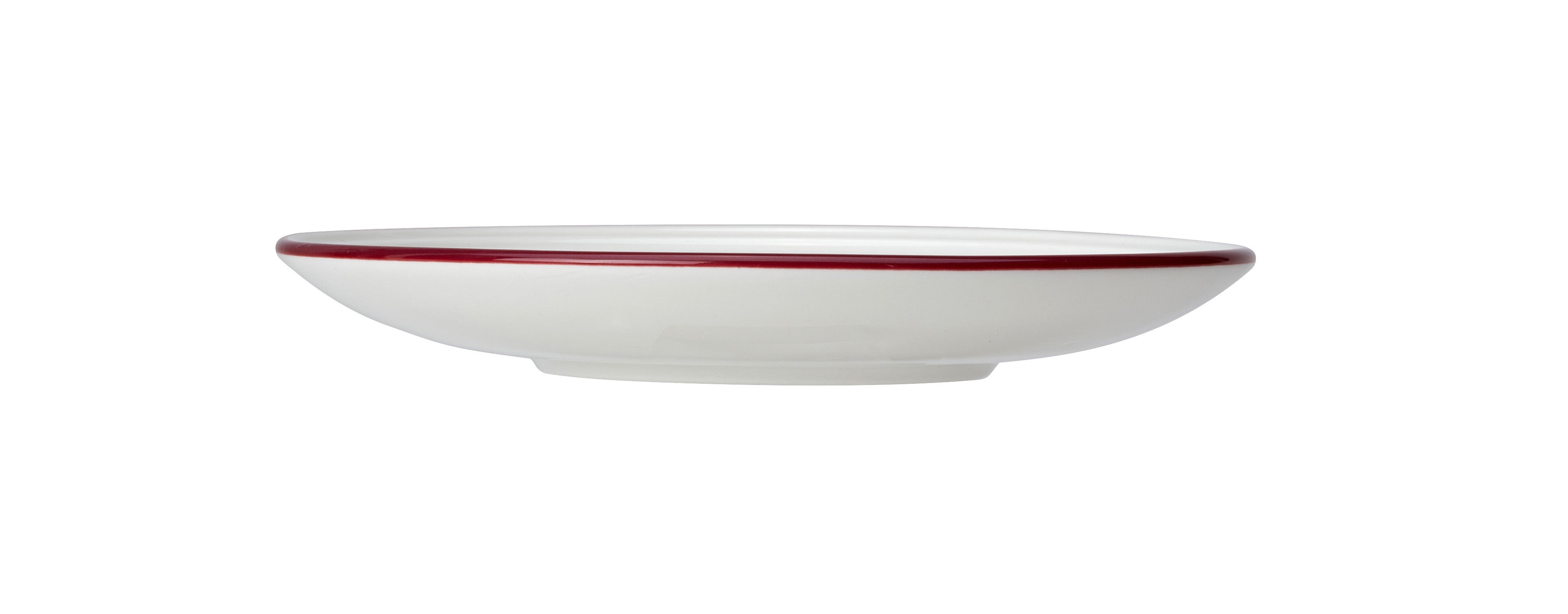 Steelite Bead Maroon Band Saucer 15cm (6") 12 Pack