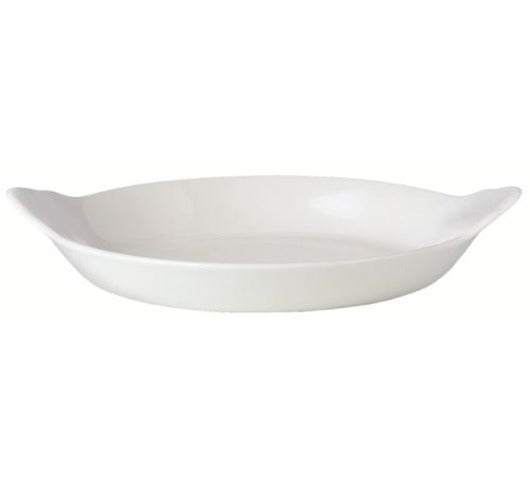 Steelite Simplicity White Round Eared Dish 18.5cm 7 1/4" 12 Pack