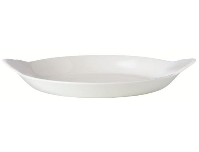 Steelite Simplicity White Round Eared Dish 21.5cm 8 1/2" 12 Pack