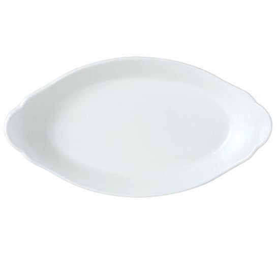 Steelite Simplicity White Oval No1 Eared Dish 20 X 11cm 7 7/8" X 4 3/8" 24 Pack