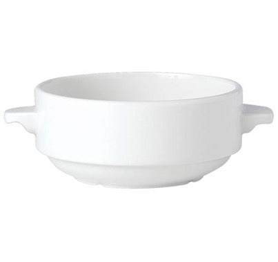 Steelite Simplicity White Soup Bowl Cass Base 42.5cl 15oz 6 Pack