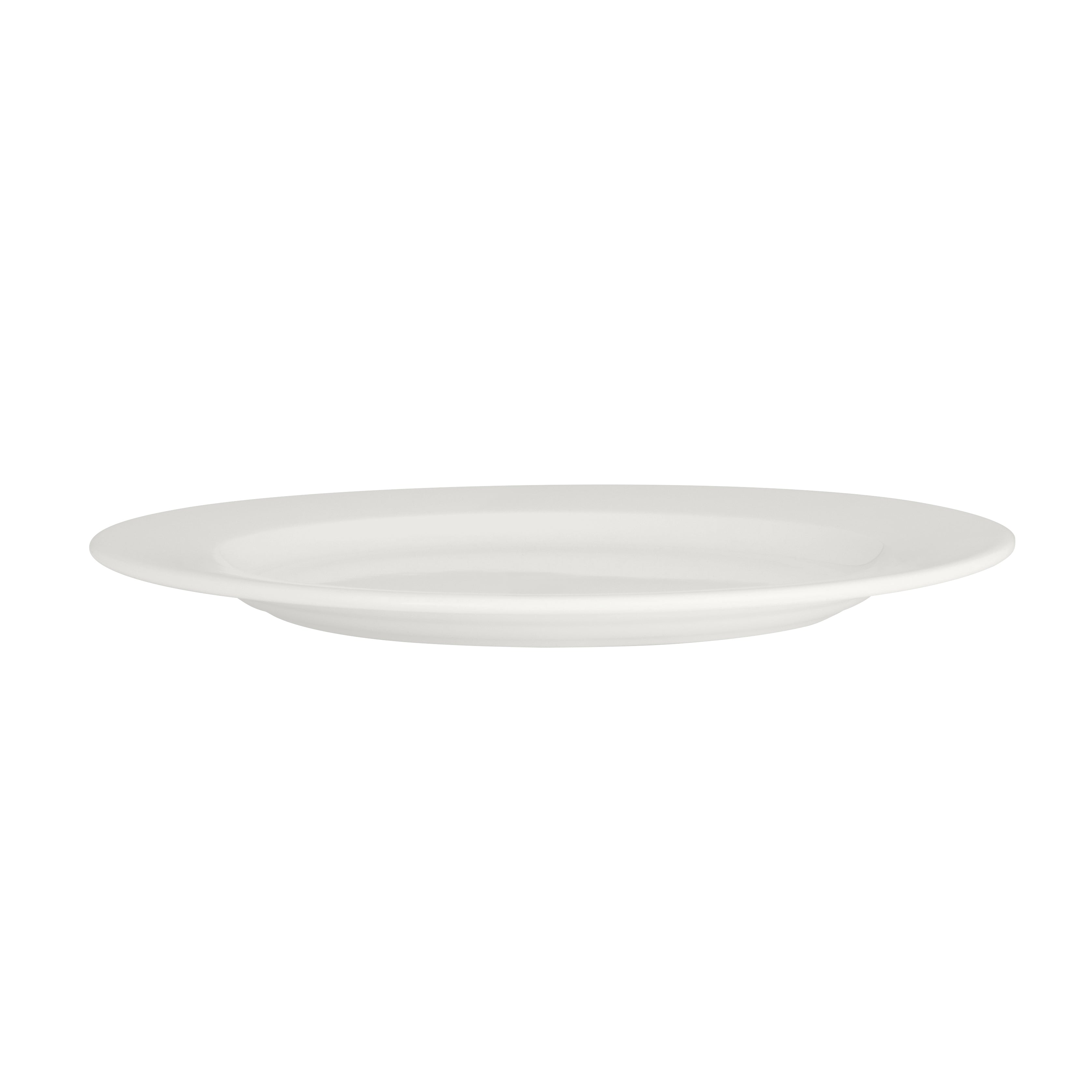 Steelite Monaco White Plate Flat Rim 30.5cm 12" 12 Pack