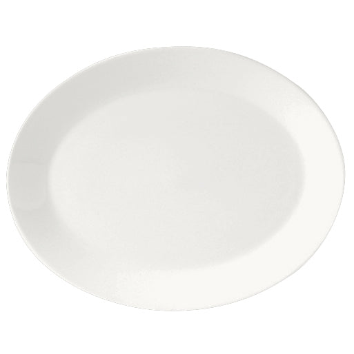 Steelite Monaco White Oval Coupe Plate 28cm 11" 12 Pack