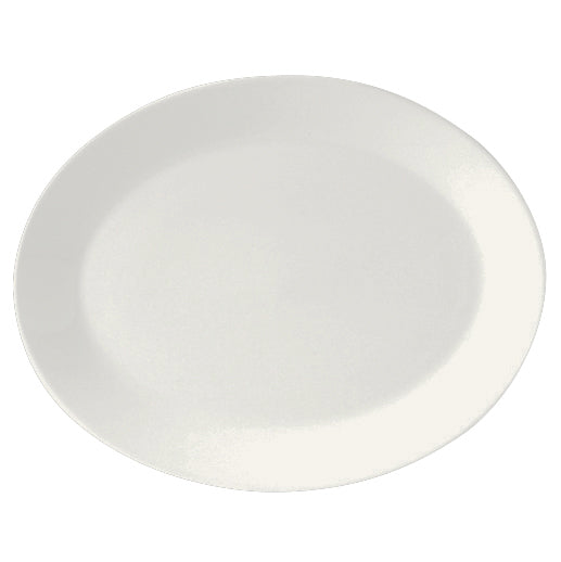 Steelite Monaco White Oval Coupe Plate 34.25cm 13 1/2" 12 Pack