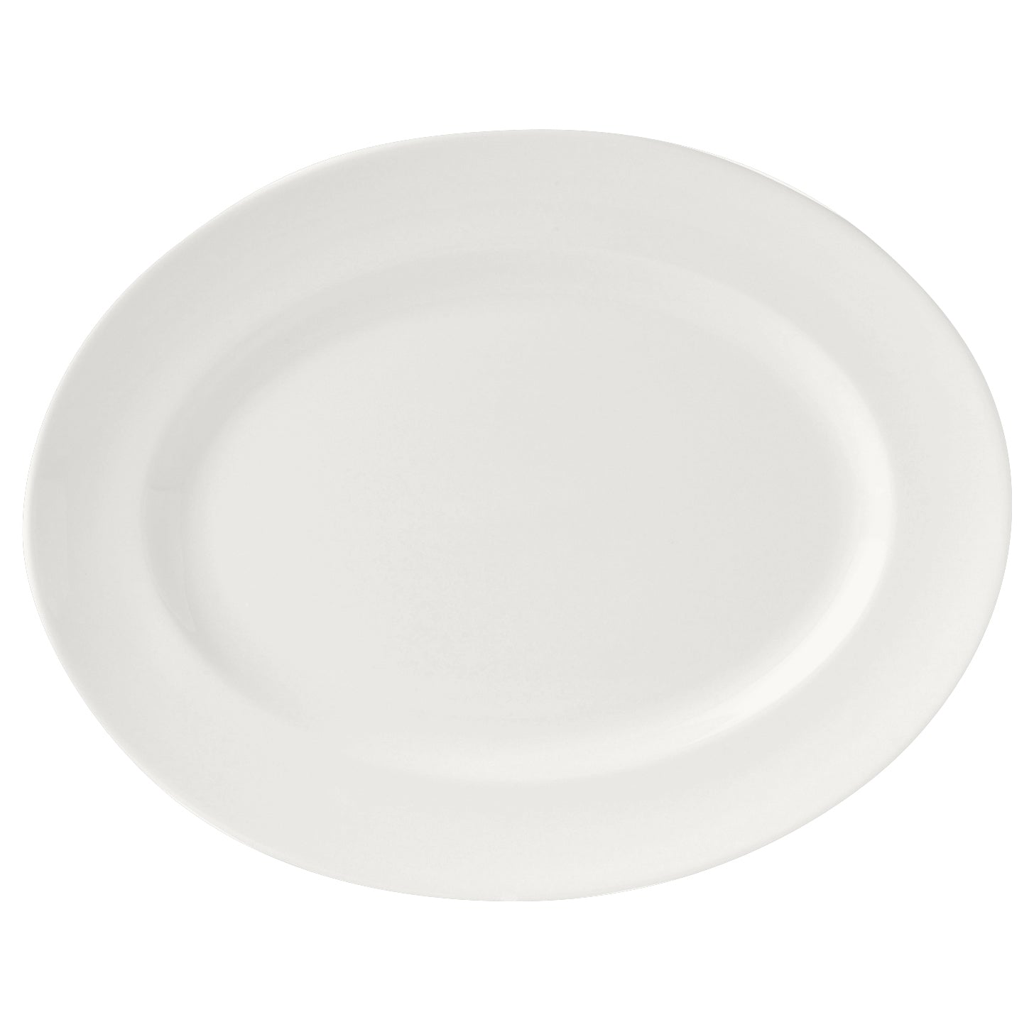 Steelite Monaco White Oval Vogue Plate 20.25cm 8" 24 Pack