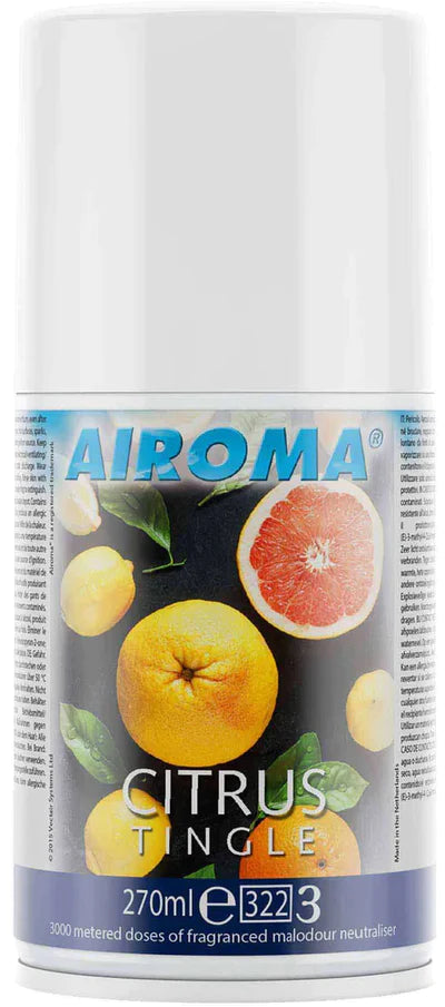 Airoma Air Freshener Refills 270ml Citrus Tingle 12 Pack