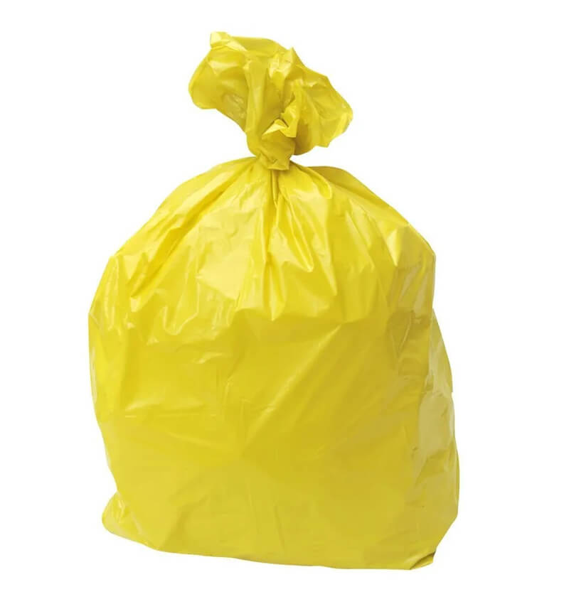 Yellow Pedal Bin Liner 1000 Pack