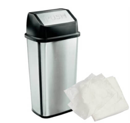 Heavy Duty Clear Swing Bin Liner 1000 Pack