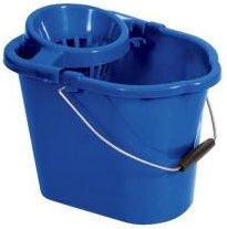 Blue Plastic Mop Bucket 10Ltr