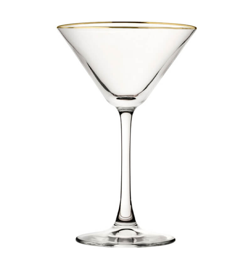 Utopia Enoteca Martini Gold Rim 7.5oz/22cl 6 Pack