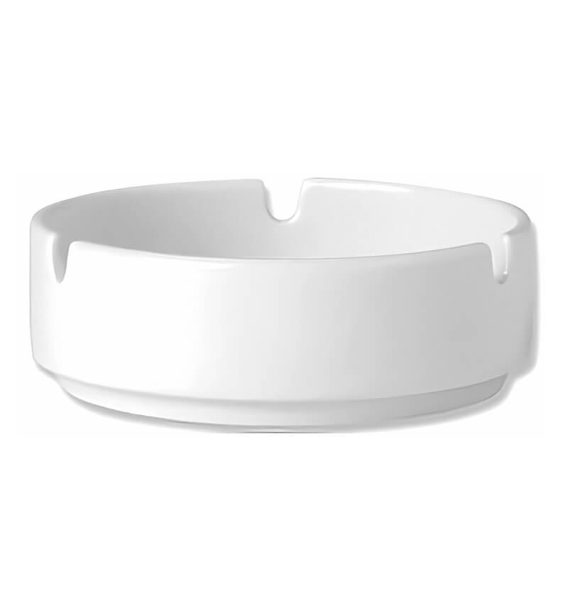 Steelite Simplicity White Ashtray Stkg 3 Notch 10.25cm 4" 12 Pack