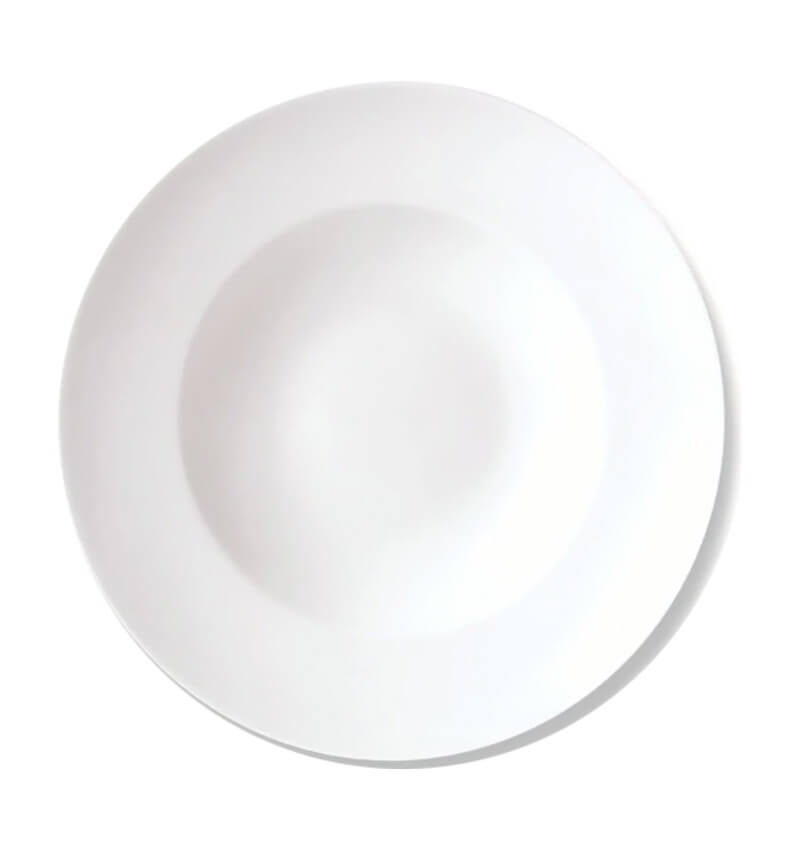 Steelite Simplicity White Bowl Nouveau 27cm 10 5/8" 118cl 41 1/2oz 6 Pack