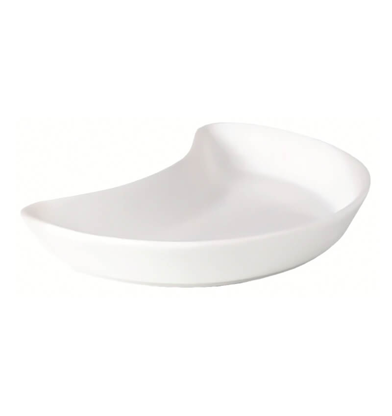 Steelite Simplicity White Crescent Salad 20.25cm 8" 12 Pack