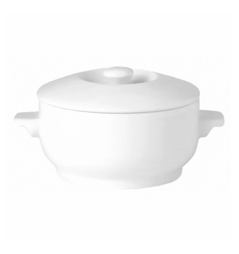 Steelite Simplicity White Lid For Casserole Soup 0828 12 Pack