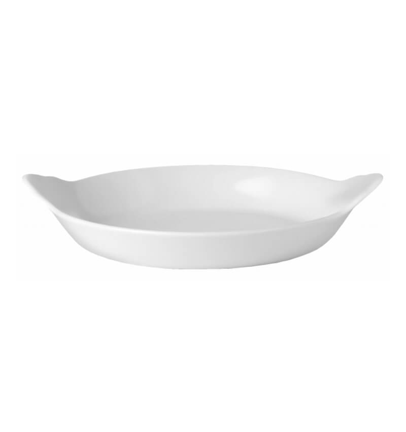 Steelite Simplicity White Round Eared Dish 18.5cm 7 1/4" 12 Pack