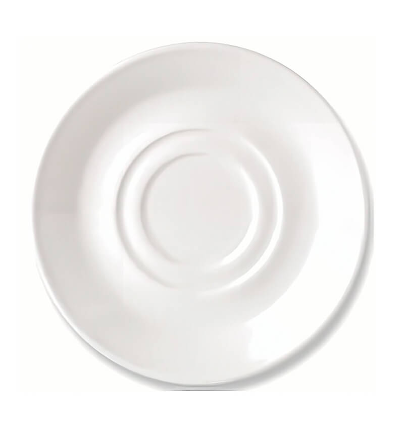 Steelite Simplicity White Saucer D/W L/S 14.5cm 5 3/4" 36 Pack