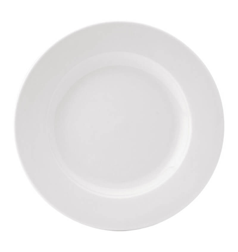 Utopia Pure White Wide Rim Plate 8.5" 24 Pack