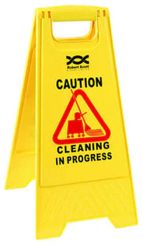 Cleaning In Progress Wet Floor Sign