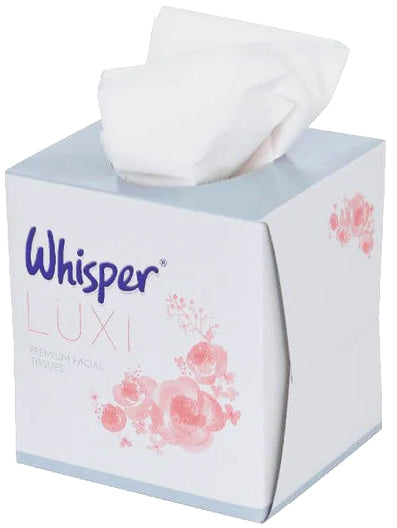 Cube White 2 Ply Facial Tissue 70 Sheets 24 Pack