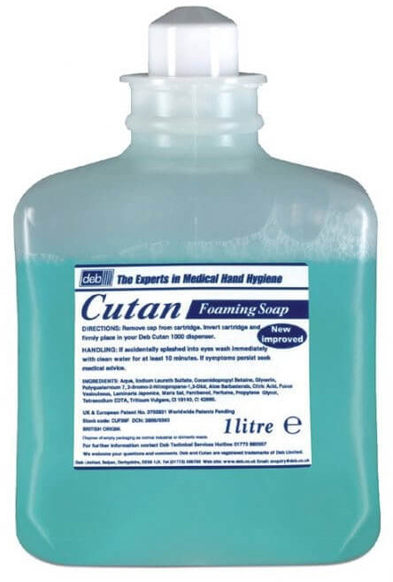 Deb Cutan Foam Hand Soap 1L Cartridge CUF39P