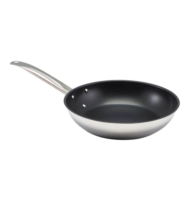 GenWare Non Stick Teflon Stainless Steel Sauteuse Pan 24cm