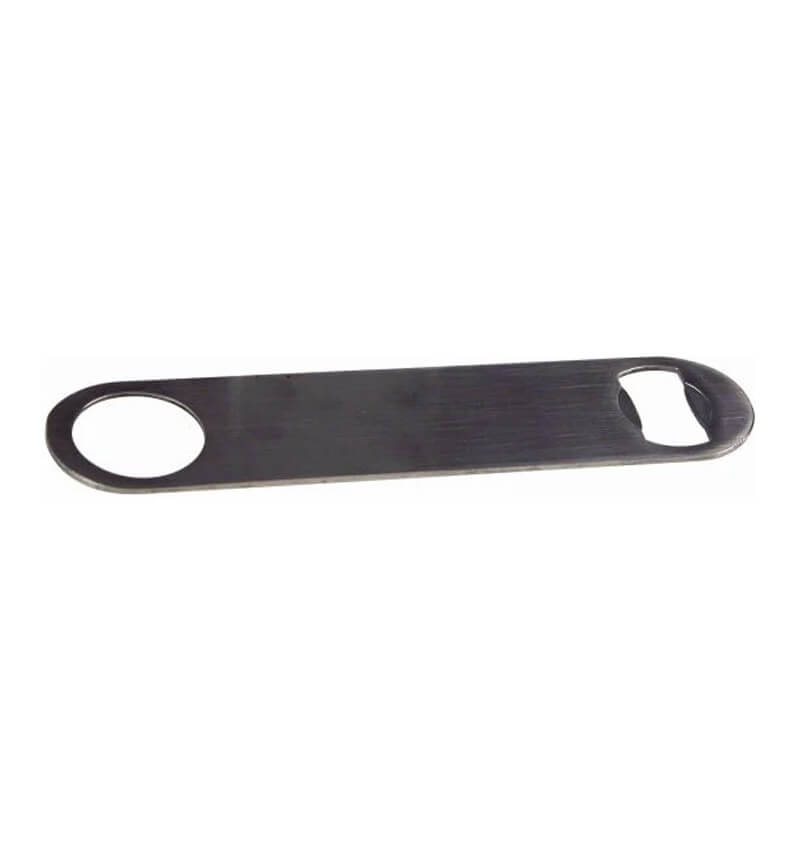 S/St. 'Bar Blade'  Flat Bottle Opener 7"