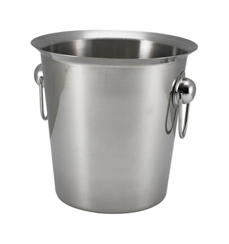 GenWare Stainless Steel Wine Bucket With Ring Handles