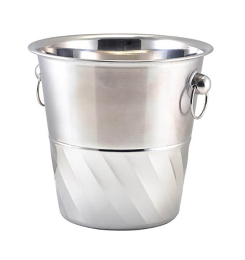 GenWare Stainless Steel Swirl Wine Bucket