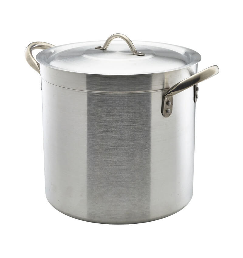 Aluminium Deep Stockpot With Lid 17Litre