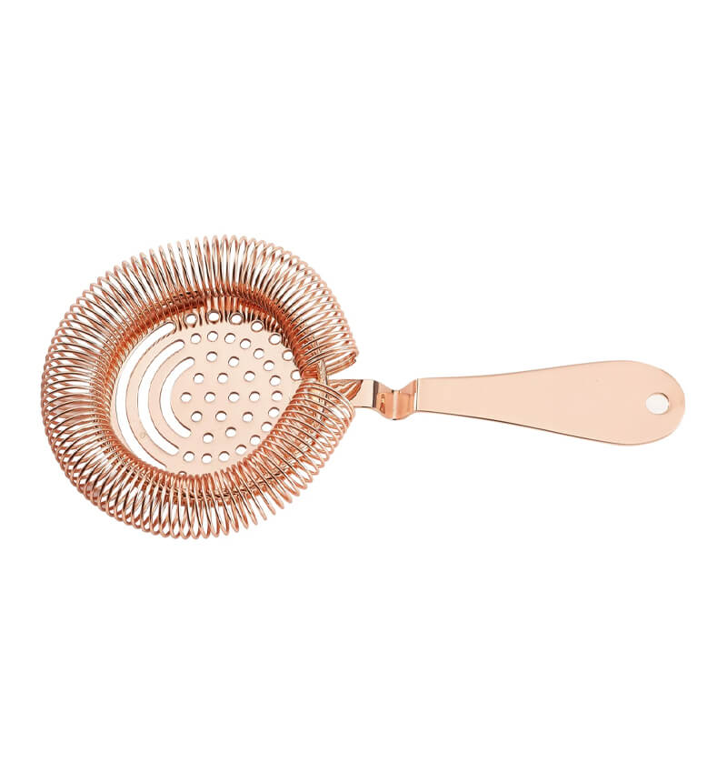 Copper Sprung Premium Julep Strainer