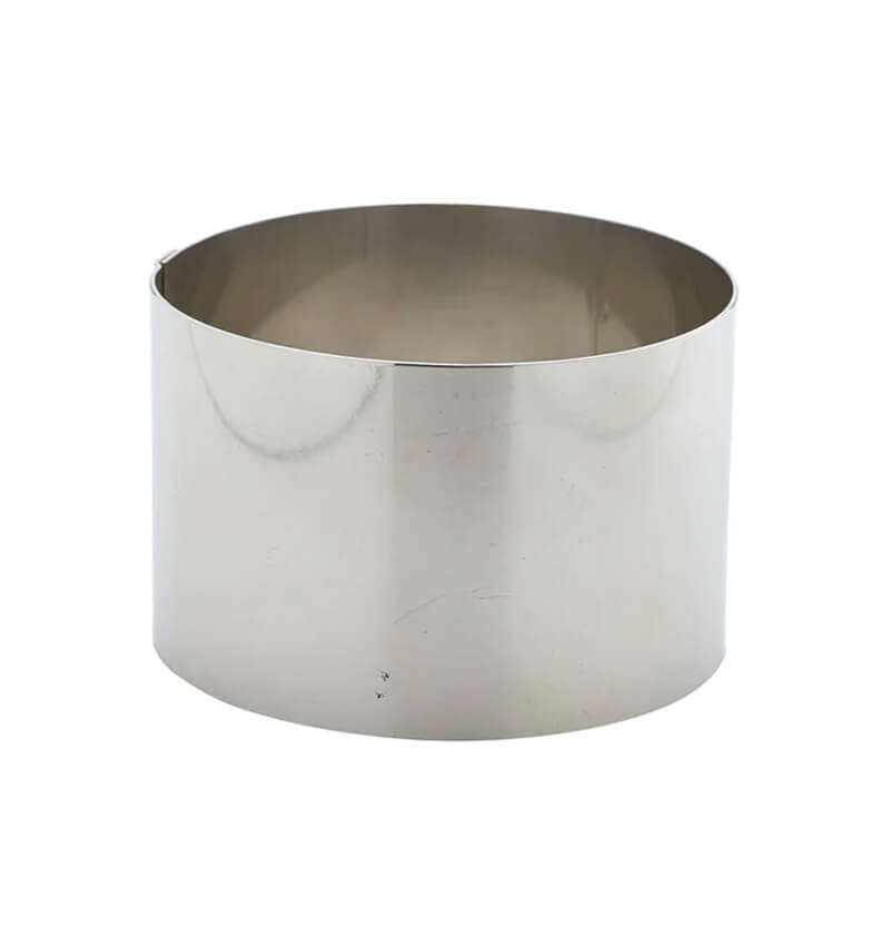 Stainless Steel Mousse Ring 7x6cm 12 Pack