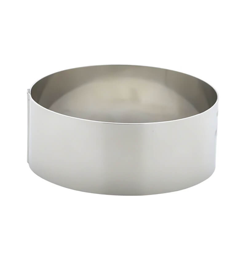 Stainless Steel Mousse Ring 9x3.5cm 12 Pack