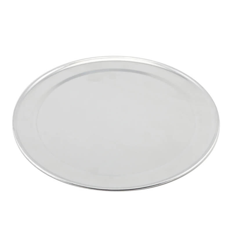 Genware Alum. Flat Wide Rim Pizza Pan 9"