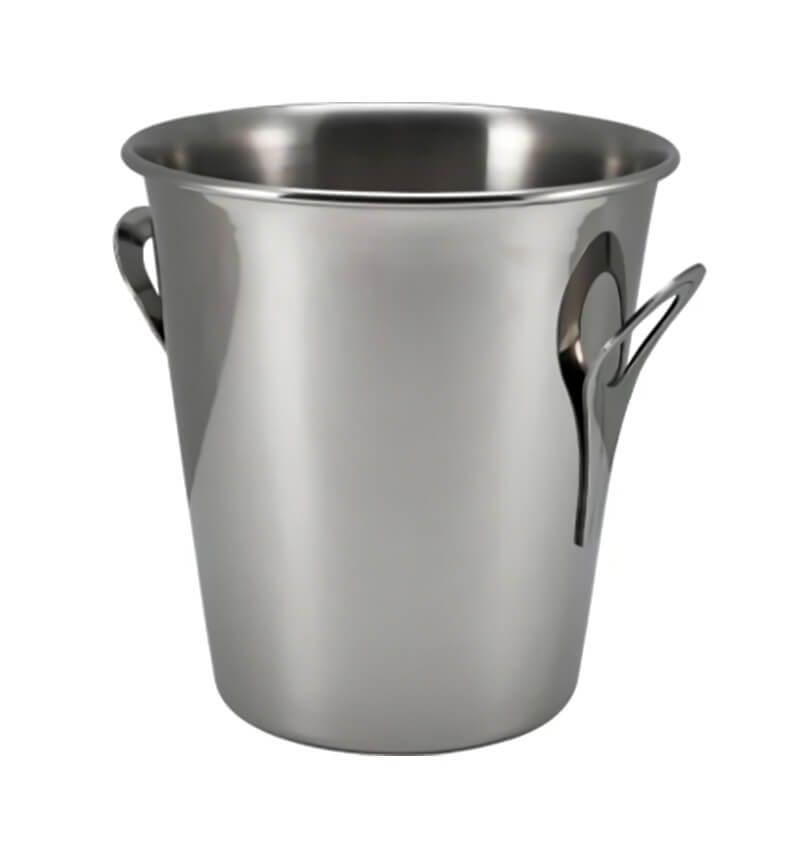 S/St.Wine Bucket Tulip Design -St/St Handles