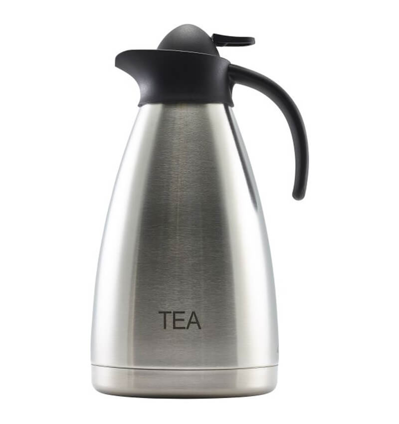 Tea Inscribed St/St Contemporary Vac. Jug 2.0